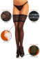 Preview: GLAMORY Comfort 20 Halterlose Strümpfe schwarz  Gr. 40-62 G-50115