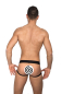 Preview: EROS VENEZIANI Herren Jock String Kunstleder 7292E schwarz