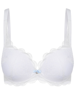 SUSA ❤ Dirndl BH 8175 ❤ Push Up mit Bügel und Schale 70-90, A-E weiß