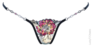 LUCKY CHEEKS Luxury String IN HEAVEN black - LC248IHB