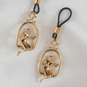 SYLVIE MONTHULE Brustschmuck "Libertines swings" AS94 gold