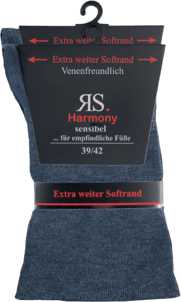 10 Paar RS. Harmony 31122 Gesundheitssocken JEANSTÖNE 39-42, 43-46