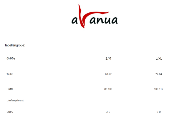 AVANUA 10206 BH Set 3-tlg. BIANCA S/M, L/XL